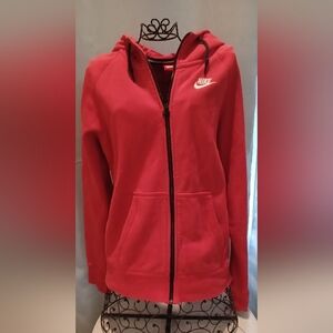 Nike Women's Red Zip-Up Jacket